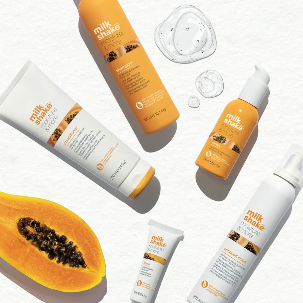 Milk_shake Moisture & More range with fresh papaya